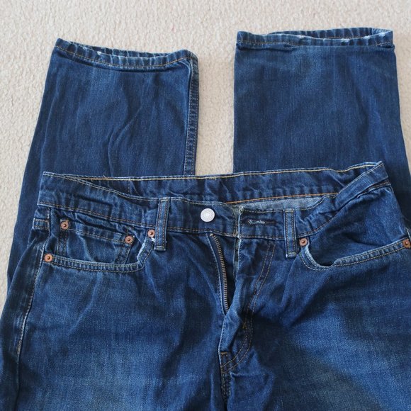 Levi's 514 Blue Denim 32 x 32 Jeans - Picture 3 of 5